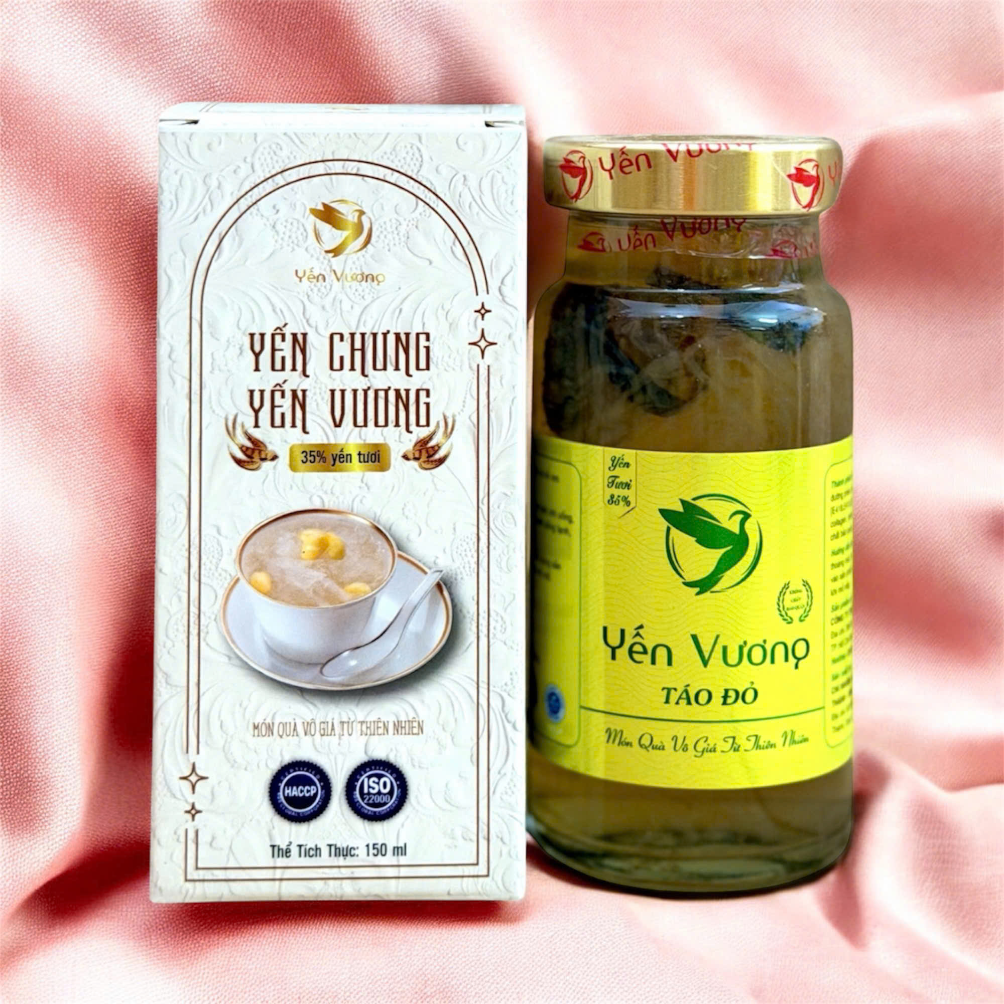 Hũ yến Vương 140ml có hộp Táo Đỏ